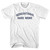 Generational Hard Work Womens Cotton Junior Cut T-Shirt - White