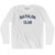 Biathlon Club Adult Cotton Long Sleeve T-shirt White