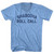 Shabooya Roll Call Adult Tri-Blend V-neck T-shirt - Athletic Blue