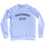 Proverbs 27 17 Adult Tri-Blend Sweatshirt - White