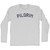 Pilgrim Adult Cotton Long Sleeve T-shirt - Grey Heather