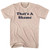 That's A Shame Cooper Font Adult Tri-Blend T-shirt - Sand