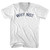 Why Not Adult Cotton V-neck T-shirt - White