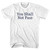 You Shall Not Pass Rage Font Womens Cotton Junior Cut T-Shirt - White