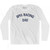 BMX Racing Dad Adult Cotton Long Sleeve T-shirt - White