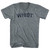 Whist Tri-Blend V-neck Womens Junior Cut T-shirt - Athletic Grey