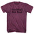 You Shall Not Pass Rage Font Adult Tri-Blend T-shirt - Athletic Cranberry