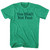You Shall Not Pass Rage Font Adult Tri-Blend T-shirt - Athletic Green