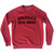 America's Dead Broke Adult Tri-Blend Sweatshirt - Red Heather