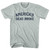 America's Dead Broke Adult Tri-Blend T-shirt - Athletic Cool Grey