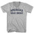 America's Dead Broke Adult Cotton V-neck T-shirt - Grey Heather