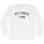 Fit Check This Adult Cotton Long Sleeve T-shirt - White