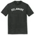 Delaware State Text White Font Mens Tri-Blend DTG T-shirt - Black Heather