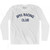 BMX Racing Club Adult Cotton Long Sleeve T-shirt White