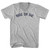 Ride Or Die Adult Cotton V-neck T-shirt - Grey Heather