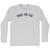 Ride Or Die Adult Cotton Long Sleeve T-shirt - Grey Heather