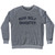 Muni Golf Gangster Adult Tri-Blend Sweatshirt - Athletic Grey