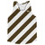 Candy Cane Design Running Track Tops Made In USA - Brown Dark and White