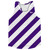 Candy Cane Design Running Track Tops Made In USA - Purple Lakers and White