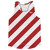 Candy Cane Design Running Track Tops Made In USA - Red and White
