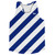 Candy Cane Design Running Track Tops Made In USA - Blue Royal and White