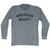 American Beauty Adult Tri-Blend Long Sleeve T-shirt - Athletic Grey