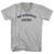 Big Sandwich Energy Adult Cotton V-neck T-shirt - Grey Heather