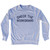Check the Scoreboard Adult Tri-Blend Sweatshirt - Grey Heather
