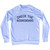 Check the Scoreboard Adult Tri-Blend Sweatshirt - White