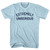 Extremely Unserious Adult Cotton T-shirt - Light Blue