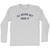 Ill Never Get Over It Adult Cotton Long Sleeve T-shirt - Grey Heather