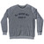 Ill Never Get Over It Adult Tri-Blend Sweatshirt - Athletic Grey
