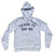 Learn To Say No Cotton-Poly Blend Hoodie - White