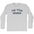 The Titan Uranus Adult Cotton Long Sleeve T-shirt - Grey Heather