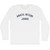 Anata Hitori Janai Adult Cotton Long Sleeve T-shirt - White