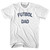 Futbol Dad Adult Cotton T-shirt - White