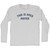 This Is Ames Mister Adult Cotton Long Sleeve T-shirt - Grey Heather