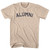 Alumni Adult Cotton T-shirt - Creme