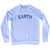 Earth Adult Tri-Blend Sweatshirt - White