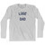 Luge Dad Adult Cotton Long Sleeve T-shirt - Grey Heather