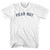 Fear Not Adult Cotton T-shirt - White