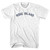 Rose Island Adult Cotton T-shirt - White