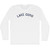 Lake Como Adult Cotton Long Sleeve T-shirt - White
