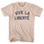 Vive La Libert Adult Tri-Blend T-shirt - Sand