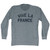 Vive La France Adult Tri-Blend Long Sleeve T-shirt - Athletic Grey