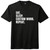 Custom Eat Sleep Custom Word Repeat White Ink On Mens Tri-Blend DTG T-shirt - Black Solid