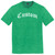 Custom Old English White Ink On Mens Tri-Blend DTG T-shirt - Green Kelly Heather