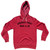 America First Was A Lie Cotton-Poly Blend Hoodie - Red