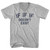 IF IF IF Doesn't Exist Adult Cotton V-neck T-shirt - Grey Heather