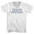 The Leads Are Weak You're Weak! Rage Font Adult Cotton V-neck T-shirt - White